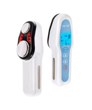 Ultramed ultrasound device for home - cosmetic ultrasound with 1 MHz + 3 MHz for body and face - skin rejuvenation - wrinkle treatment - therapeutic application
