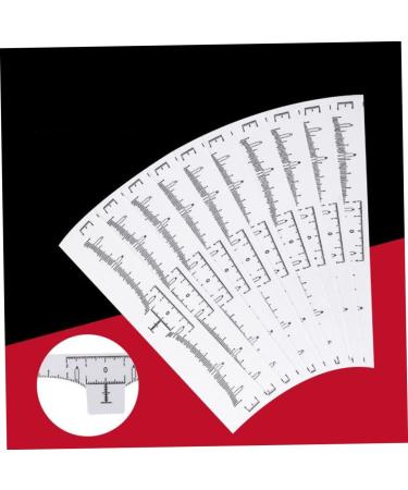 NOLITOY 100pcs Disposable Eyebrow Ruler Eyebrow Stencil Kit Disposable Gauge Eyebrow Trimming Caliper - Buy Online on SooperMarket.com