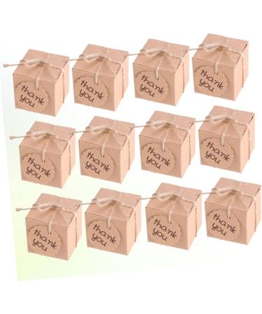 Didiseaon 40pcs Box Thank You Treat Boxes Kraft Paper Gift Boxes Candy Gift Boxes Candy Box Baby Happy Candy - Buy Online on SooperMarket.com