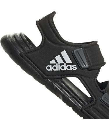 adidas Unisex Kids Altaswim Beach & Pool Shoes - Black/White/Grey - Size 2 US Little Kid - Buy Online on SooperMarket.com