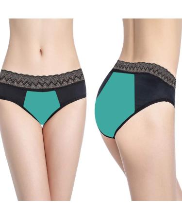 Noblood Period Underwear - Washable Cotton Menstruation Briefs | Eco-Friendly Absorbent XXS to 3XL - 2-3 Tampon Capacity - Buy Online on SooperMarket.com