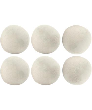 Efficient Laundry Drying Ball Quick Drying Laundry Ball Fabric Softener Wool Ball Wool Dryer Ball Set of 6pcs Efficient Fabric - Buy Online on SooperMarket.com