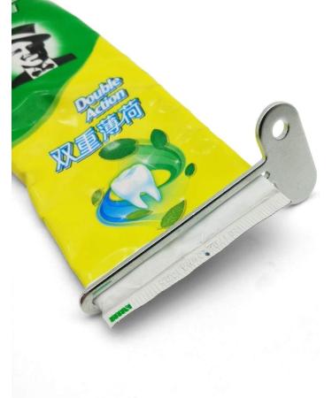 Tube Squeezer Tube Squeezer Extruder Stainless Steel Tube Tube Ringer Cream Toothpaste Ointment Extruder Multifunctional Living Convenient Energy Saving Eco Measures Toothpaste Gray Hair Dyeing Ointment Practical Cream Cosmetics Paints (2 Pieces) To Profe - Buy Online on SooperMarket.com