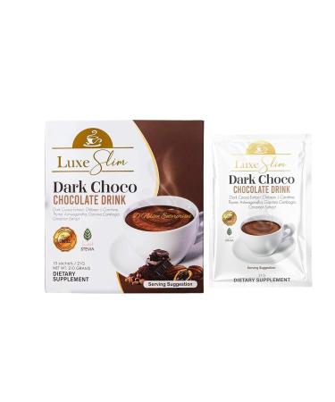 Luxe Slim Dark Choco Chocolate Drink 10 Sachets x 21g