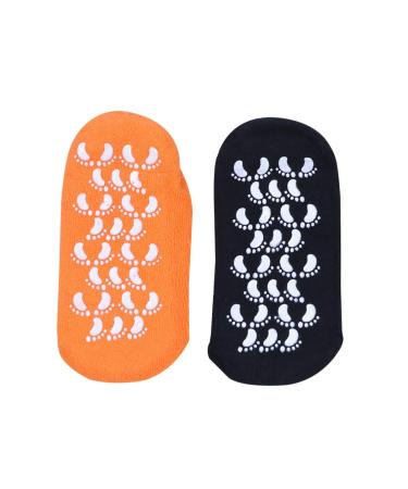 Minkissy 2 pairs of moisturizing heel cuff floor socks slipproof socks wet socks slipproof hospital socks spa-gel socks man absorb