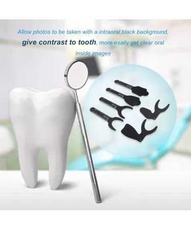 Kcabrtet Dental Photo Contrast Black Background Plate Autoclavable Dental Oral Cheek Retractors Photographic Background Black Backdrop - Buy Online on SooperMarket.com