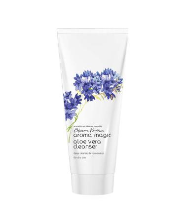 Aroma Magic Aloe Vera Facial Cleanser - Hydrating Soothing & Deeply Cleansing Soap-Free Cleanser for Dry Skin | 3.52 Oz/100g - Buy Online on SooperMarket.com