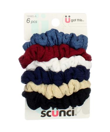 Scunci Effortless Beauty Thermal Twisters Assorted Colors 6 Pieces