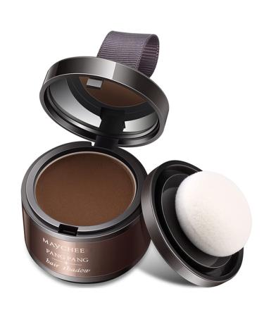 Hairline Powder Hair Shadow Powder Dark Gray Hair Root Dye Shadow Cover Instantly Windproof Sweatproof Hair Touch-Up for Thin Hair Grey Hairline Quick Cover Unisex (Light Brown)