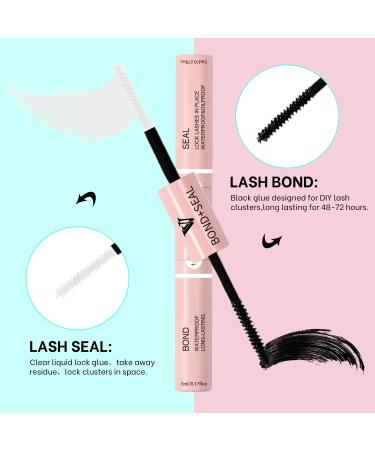 VAVALASH DIY Lash Extensions Kit - 280 Individual Cluster Lashes Lash Bond & Seal Applicator | Perfect for At-Home Eyelash Extensions - Buy Online on SooperMarket.com