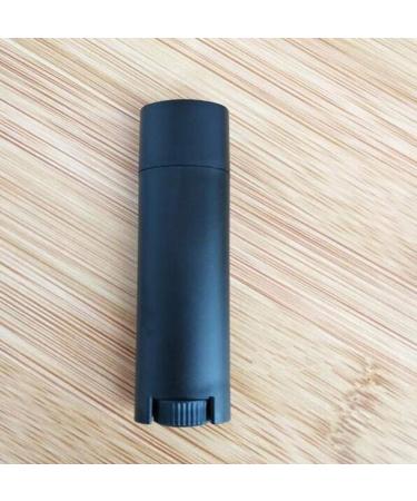 Frosted Black Deodorant Lip Balm Tubes 5ml 100 Pcs - Refillable Mini Size Containers for Travel DIY Deodorants - Buy Online on SooperMarket.com