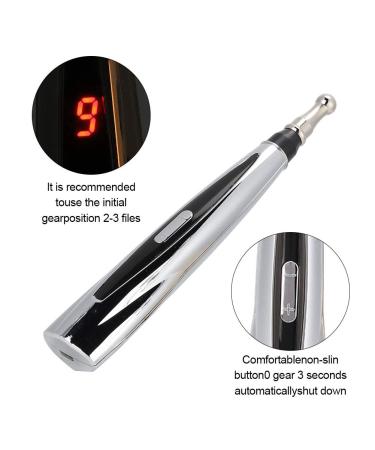Qkiss USB Electric Acupuncture Pen - Pain Relief & Stress Reduction Massage Device | International Shipping - Buy Online on SooperMarket.com