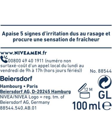 Nivea After Shave Balm Sensitive Cool 100ml - Soothing & Refreshing Shave Care | International Shipping Available - Buy Online on SooperMarket.com