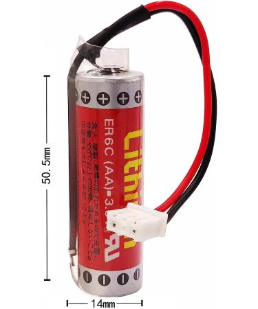 Buy ER6C PLC Battery (2pcs) AA 3.6V 1800mAh with Plug for FX F2-40BL - International Shipping Available - Buy Online on SooperMarket.com