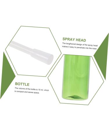FOMIYES 80 Pcs 15ml Travel Spray Bottles - Fine Mist Sprayer for Nasal Irrigation - Empty Green Pet Bottles - Buy Online on SooperMarket.com