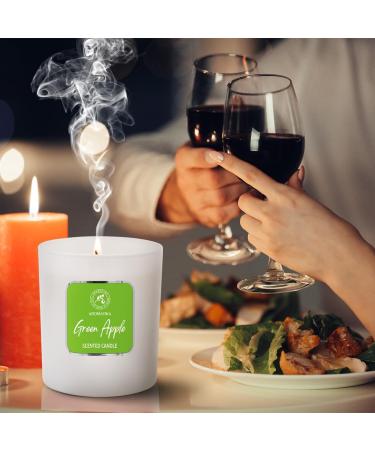 Armatics Green Apple Fragrance Candle - Natural Soy Aromatherapy Candle for Home | Perfect Gift for Mother's Day & Birthdays - Buy Online on SooperMarket.com