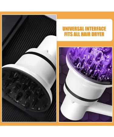 Healeved Hair Dryer Diffuser Plastic Flat Hair Blow Narrow Concentrator Replacement Hairdressing Salon Styling Tool Accessories for Home Barbershop White - Buy Online on SooperMarket.com