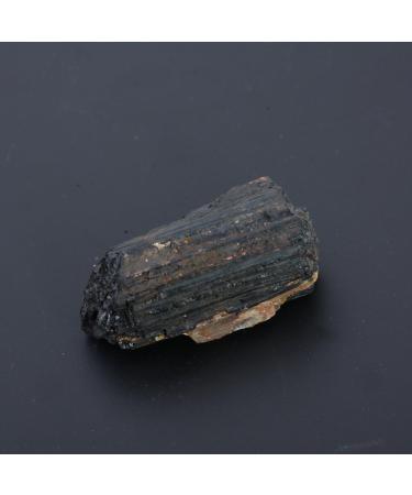 Natural Black Tourmaline Quartz Crystals Stone - Rock Raw Natural Stones- AVG.1.95 -2.35Inches Stone Collection - Buy Online on SooperMarket.com