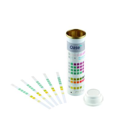 Oasis 50570 aquaactiv quicksticks 6 in 1 (50 pieces) - water analysis test strips for pond water from garden pond fish pond koiteich swimming pond pool 50 quicksticks 6in1 single