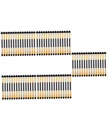 Healeved 75 Pcs Eye Shadow Brush Double Ended Makeup Brush Makeup Sponge Brush Eye Shadow Fiber