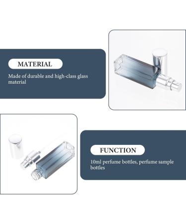 FRCOLOR 4pcs 10ml Refillable Perfume Bottles - Portable Glass Spray Bottles with Metallic Caps & Pipette for Essential Oils | Perfect for Travel & Home Use - Buy Online on SooperMarket.com