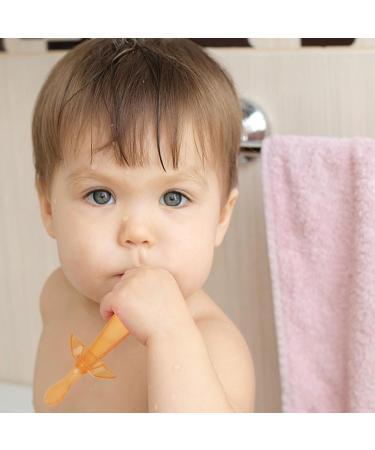 Children's 2-in-1 Soft Bristle Toothbrush & Bite Ring | Deep Cleaning Toddler Toothbrush for Kids - Ghirting - Buy Online on SooperMarket.com
