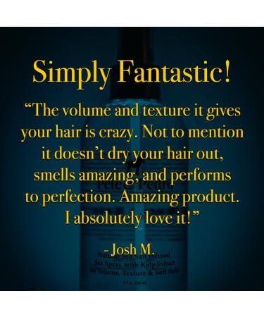 Pete & Pedro SALT Natural Sea Salt Spray for Instant Volume, Texture, & Thickness | Light Hold for Men & Women | Texturizing & Thickening Hair Spray - 2 oz - Buy Online on SooperMarket.com