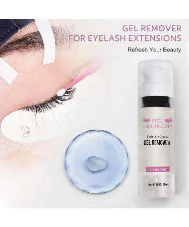 20ml Eyelash Extension Remover Gel Set | Quick Dissolve in 60s | No Irritation Formula with Brushes | Fragrance-Free - Buy Online on SooperMarket.com