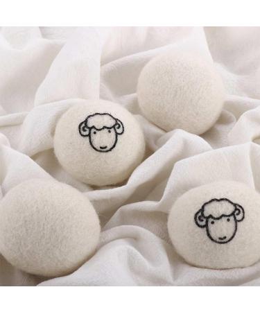 Vctitil 8 Pack Wool Dryer Balls - Eco-Friendly Laundry Balls for Reduced Static & Wrinkles | Fabric Softener & Time Saver | 1.96 inch - Buy Online on SooperMarket.com