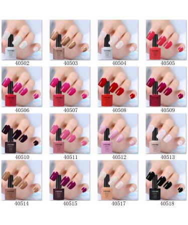 Vishine Varnish Gel Nail Polish Soak Off UV LED Nail Art Manicure 10ml Fuchsia (09943) #09943 - Buy Online on SooperMarket.com