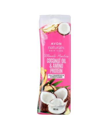 Avon Coconut Oil 2-in-1 Shampoo & Conditioner - 180ml/6 Fl Oz