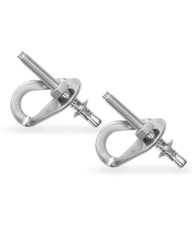 ISOP Climbing Anchor Bolt 2 Set - Expansion Bolt and Hanger FIXE 1 Rock Climbing 1 Pack