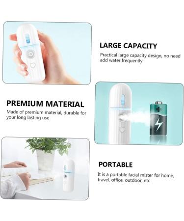 Mikinona 2pcs Moisturizing Sprayer Handheld Sprayer Facial Face Spa Steamer Travel Cosmetic Evaporator Abs - Buy Online on SooperMarket.com