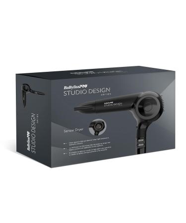BaBylissPRO Studio Design Series 1875 Watt Hair Dryer - Professional Styling Appliance for All Hair Types - International Shipping Available - Buy Online on SooperMarket.com