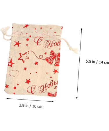 ORFOFE 24pcs Countdown Candy Bag Christmas Arrival Countdown Calendar Burlap Bag DIY Advent Calendar Linen - Buy Online on SooperMarket.com