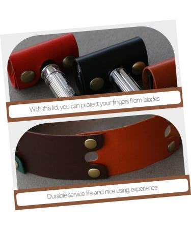 Stahad 3-Piece Razor Etui - Scratch-Resistant Men's Shaver Accessories & Leather Storage Case - Buy Online on SooperMarket.com