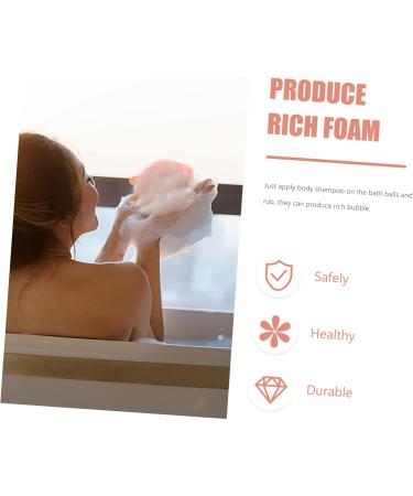 NOLITOY 4pcs Cartoon Foaming Net Loofah Body Scrubbers Eco-Friendly Shower & Bath Accessories for Kids & Adults Soft Skin Cleaning Sponge Toiletries - Buy Online on SooperMarket.com