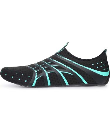 BARERUN Water Sports Shoes Aqua Socks for Women Men - Dot Blue, Size 6.5-7.5 Women/5-6 Men - Buy Online on SooperMarket.com