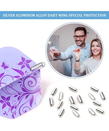 LNQ LUNIQI 24 Pcs Aluminum Dart Flight Wing Savers - 90 Degree Fixed Protectors for Professional Dart Competition - Buy Online on SooperMarket.com