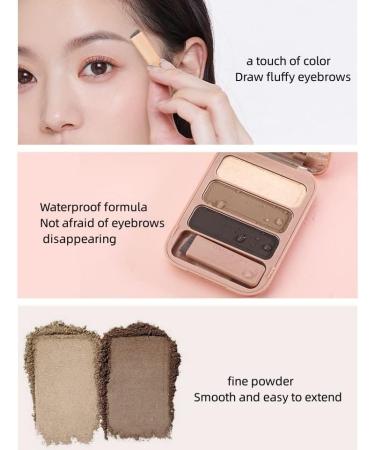 Lovelycat 3 color eyebrow powder waterproof long-lasting eyebrow powder Multi color eyebrow powder close to hair color Professional eyebrow powder (2PC) - Buy Online on SooperMarket.com