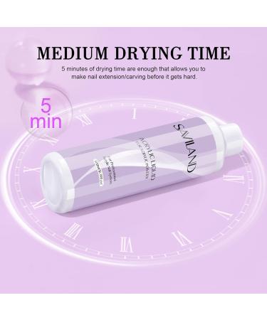 Saviland Acrylic Liquid 16.91OZ - Low Odor Large Capacity for Nail Extension & Carving | Ideal for Home & Salon Use - Buy Online on SooperMarket.com