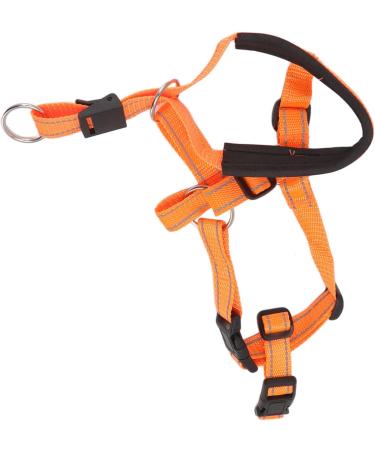 Dog Handlebars with Seat Belt - XL Orange Pet Halter for Safe Outdoor Walking | Prevent Pulling - Buy Online on SooperMarket.com