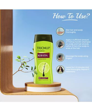 Keratin Shampoo 200 ml - Nourishing Hair Treatment for All Hair Types | International Shipping Available - Buy Online on SooperMarket.com