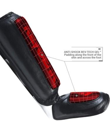 Revgear Defender Gel Heavy Hitter Shin Guards - Extra Comfort & Protection - Pre-Curved Design - Large Size - Buy Online on SooperMarket.com