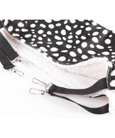 1Pack Large Pet Cage Hammock Soft Plush Pet Cage Pet Warm Hanging House Bed for Ferret Rabbit Chinchilla Cat Guinea Pig Striped1 - Buy Online on SooperMarket.com