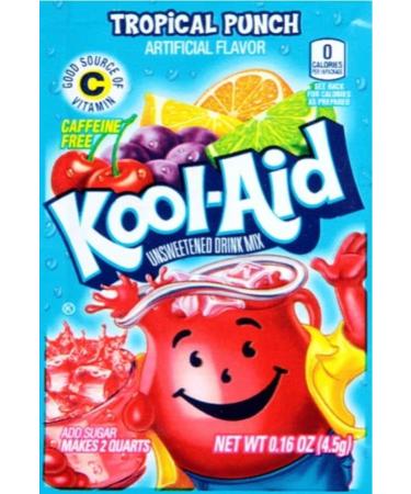 Kool Aid Tropical Punch - 4.5g Pack of 5