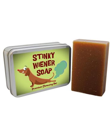 Gears Out Stinky Wiener Soap Bar Gift Set | Coffee Scented Soap for Men | Unique Stocking Stuffers & White Elephant Gifts for Dog Lovers - Buy Online on SooperMarket.com