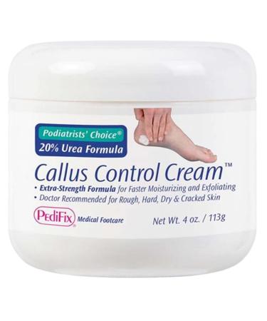 Pedifix Podiatrists Choice 20% Urea Callus Control Extra Strength Foot Cream 4 Oz. (113g)