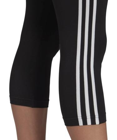 Buy adidas Women's 3/4 Leggings | Essentials 3-Stripes Black/White - International Shipping Available - Buy Online on SooperMarket.com