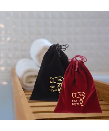 KALLORY 4 Pcs Storage Bag Makeup Travel Bag Drawstring Pouch Drawstring Bag Lining Hair Dryer Supplies - Buy Online on SooperMarket.com